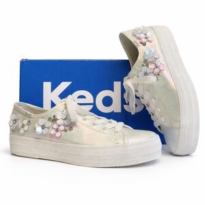 Keds • Triple Kick Canvas Platform Sneakers “Celebration”